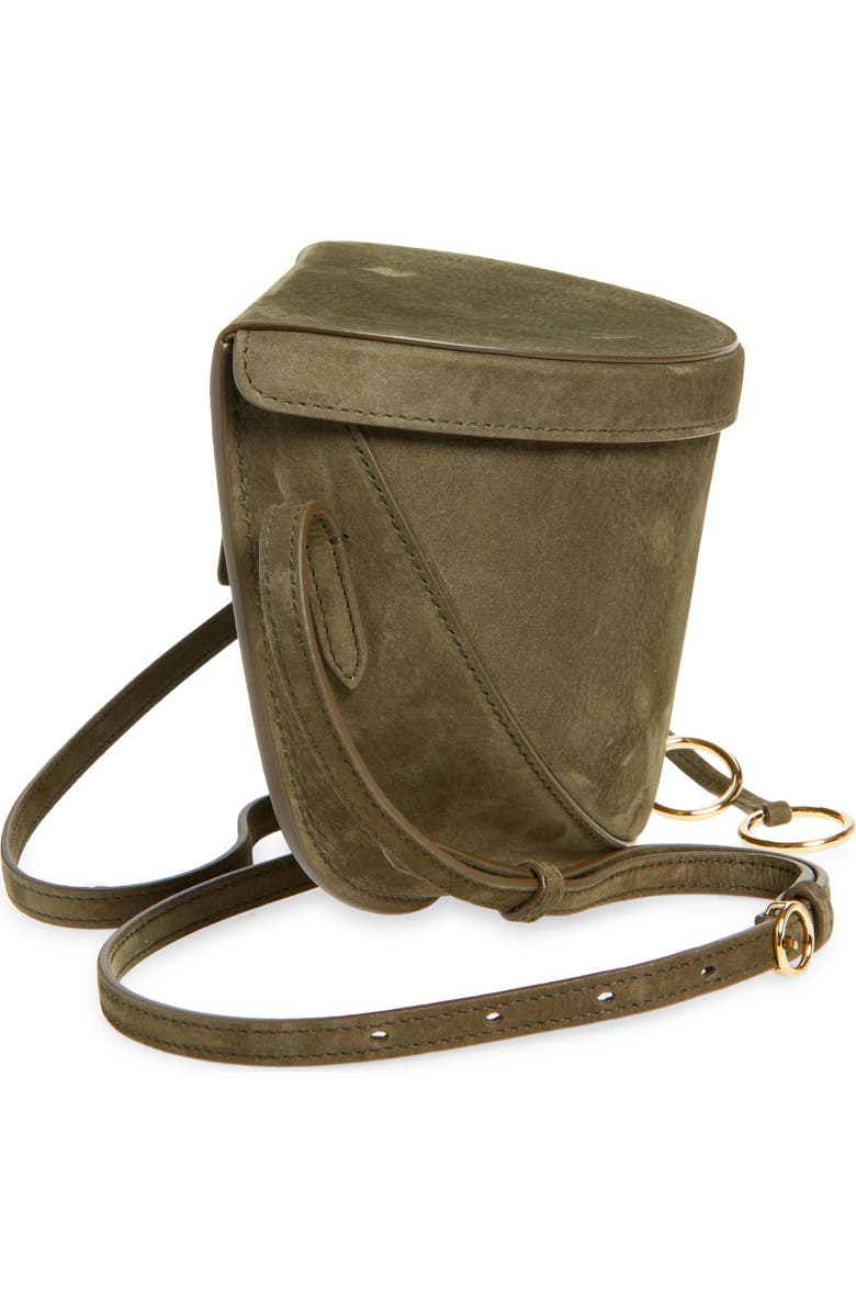 Alaïa Besace Crossbody, Alternate, color, Kaki
