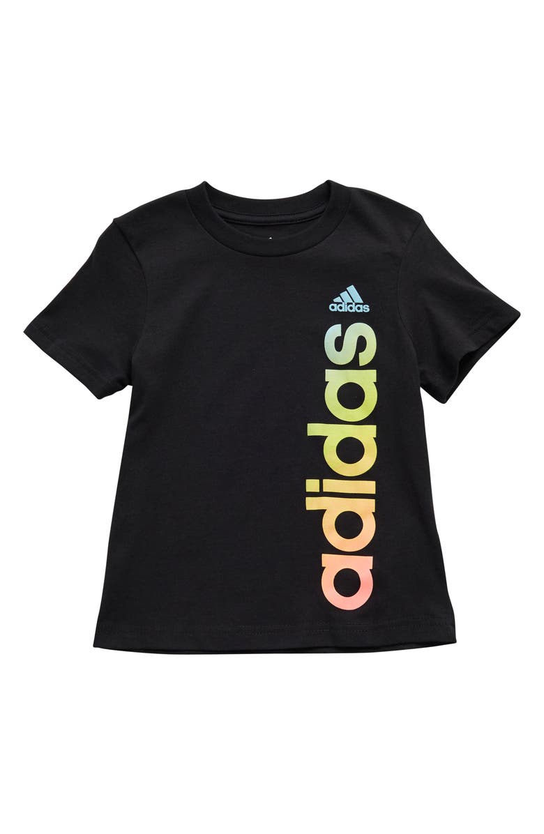 adidas Kids' Gradient Logo T-Shirt, Main, color, 