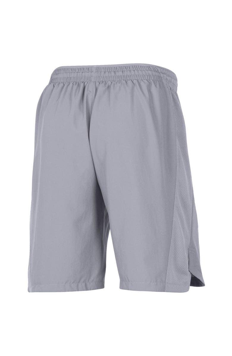 Under Armour Men's Under Armour Gray Wisconsin Badgers 2021 Sideline Woven Shorts, Alternate, color,