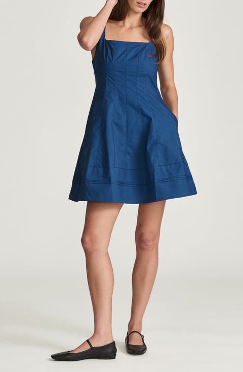 Peony Fit & Flare Minidress
