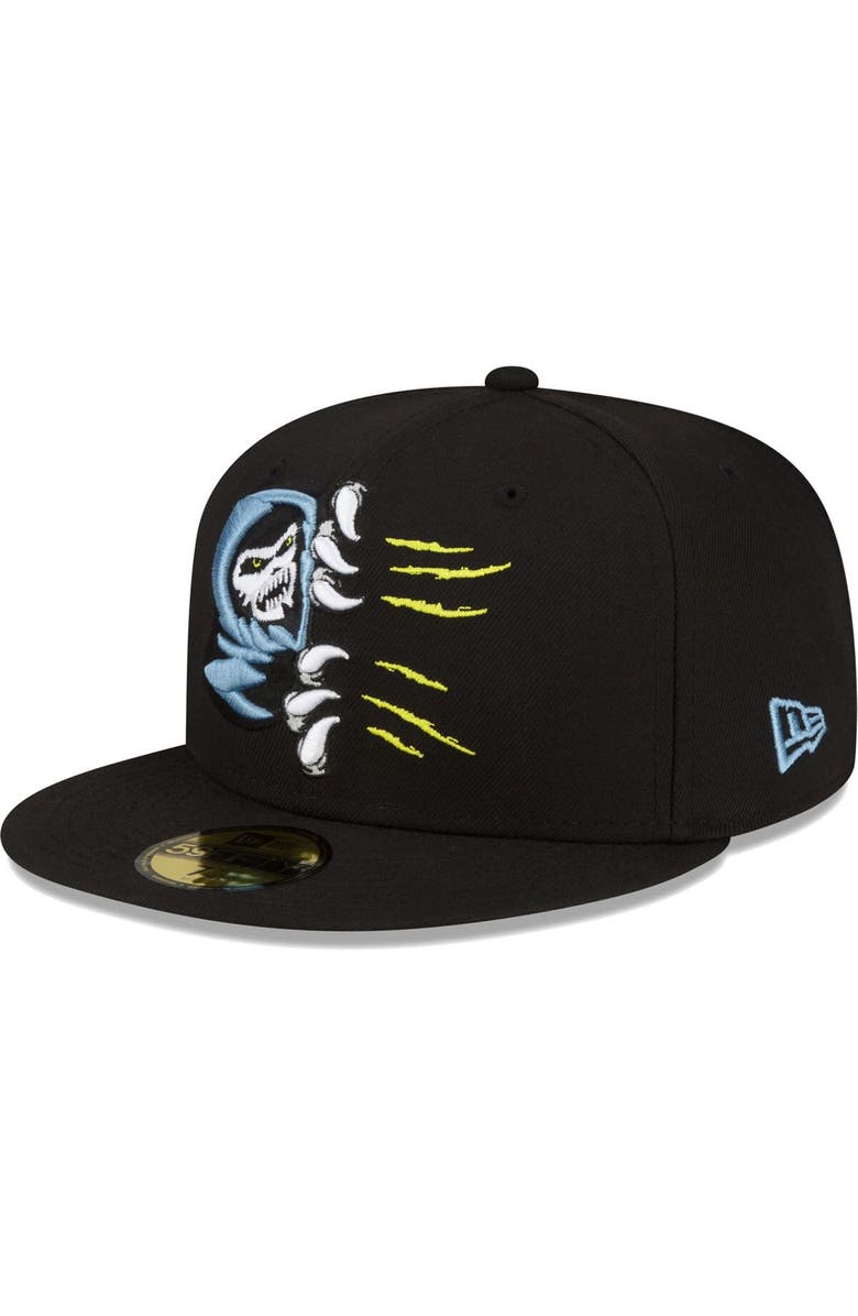 New Era Men's New Era Black Inland Empire 66ers Copa De La Diversion 59FIFTY Fitted Hat, Main, color, 