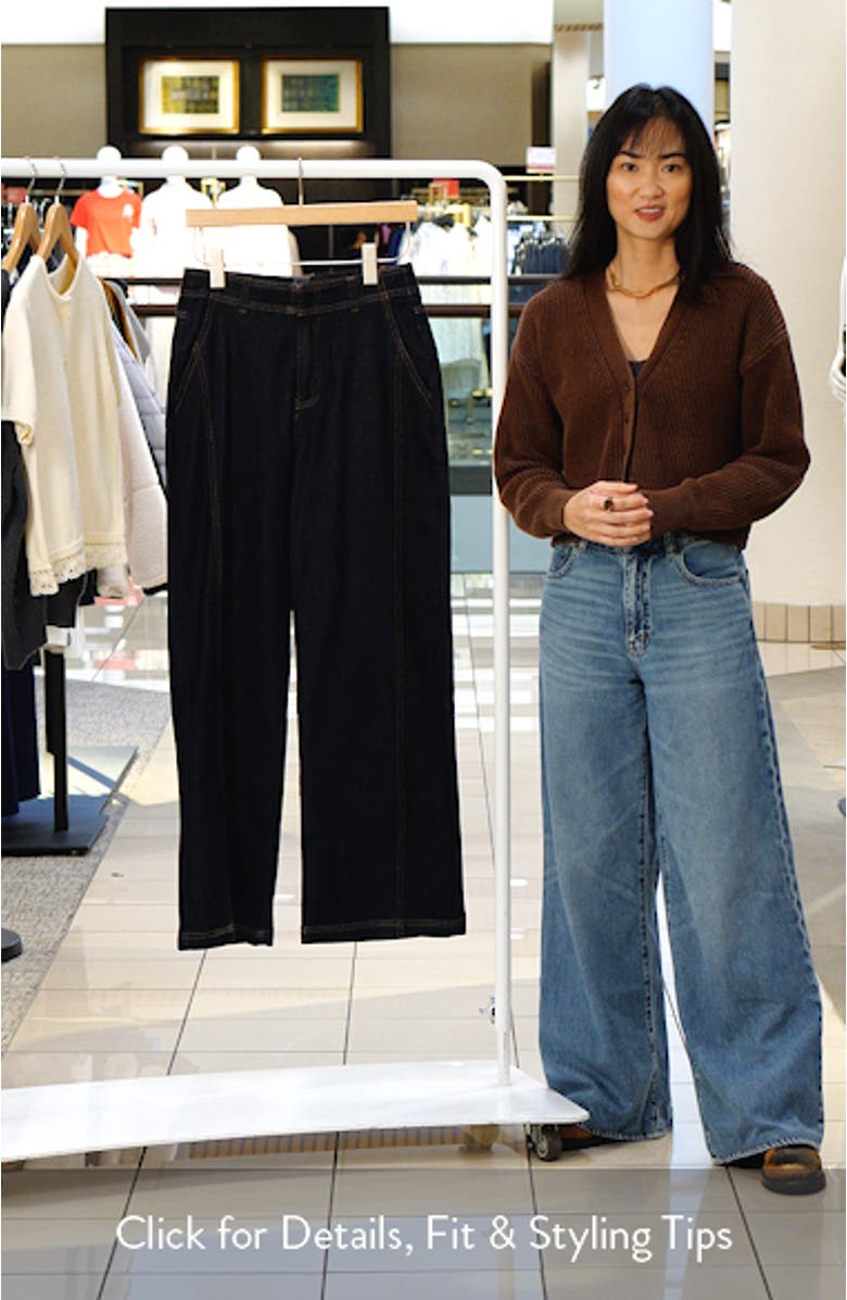 High Waist Wide Leg Jeans, sales video thumbnail