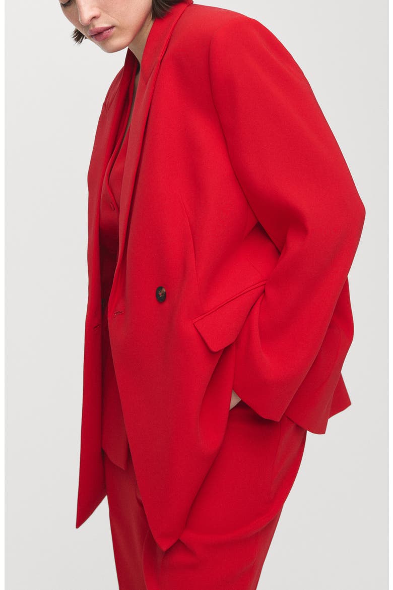 Tie Blazer, Alternate, color, RED