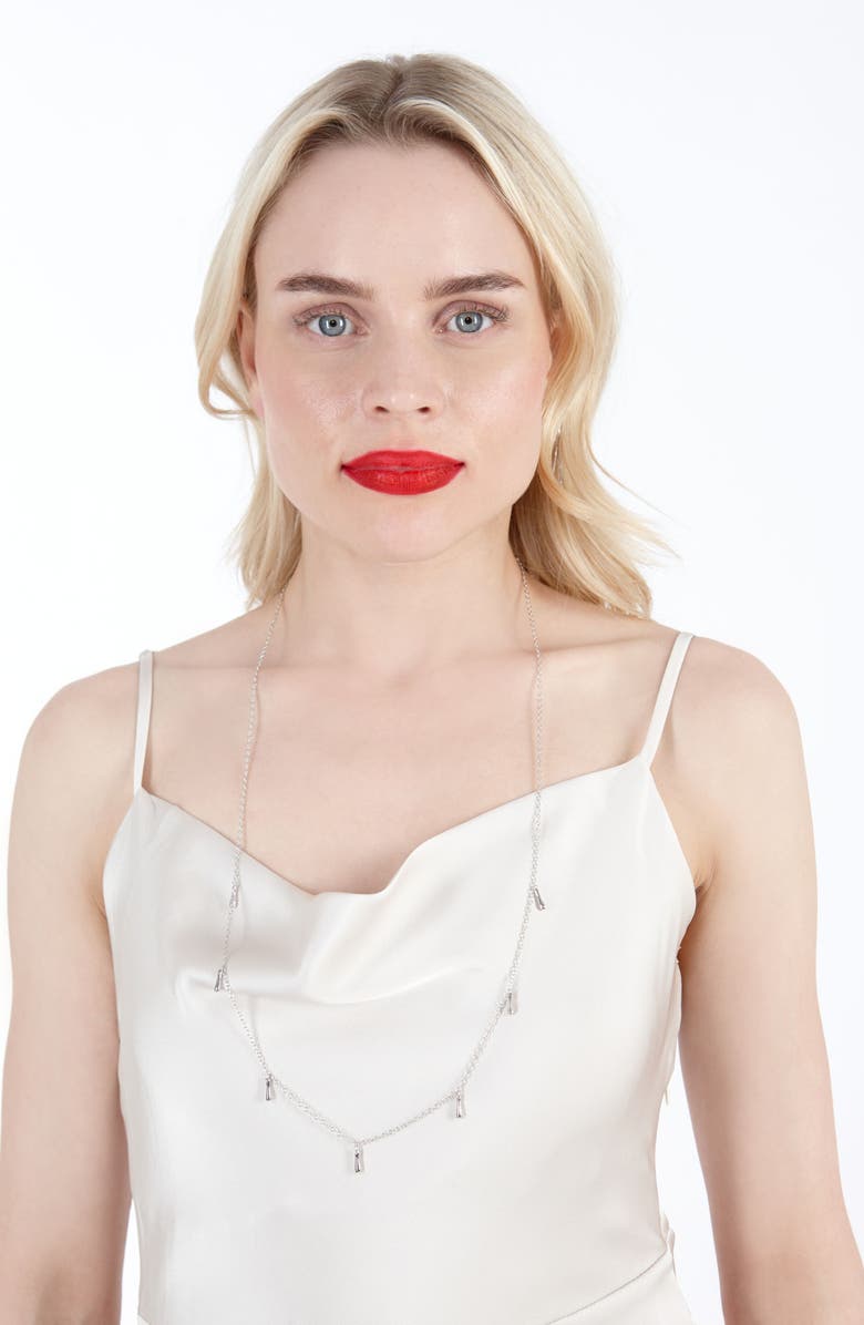 Lucy Quartermaine 7 Drip necklace 28" or 32", Alternate, color, Sterling Silver