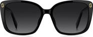 Marc Jacobs 56mm Gradient Butterfly Sunglasses