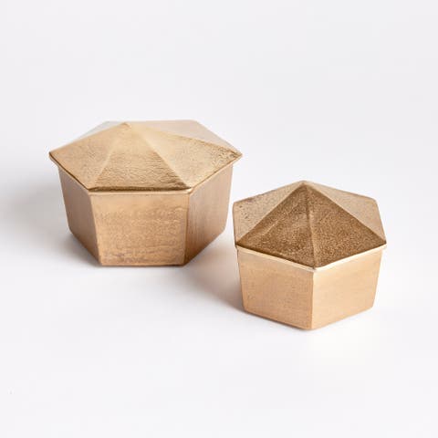 Luca Lidded Boxes Set of 2