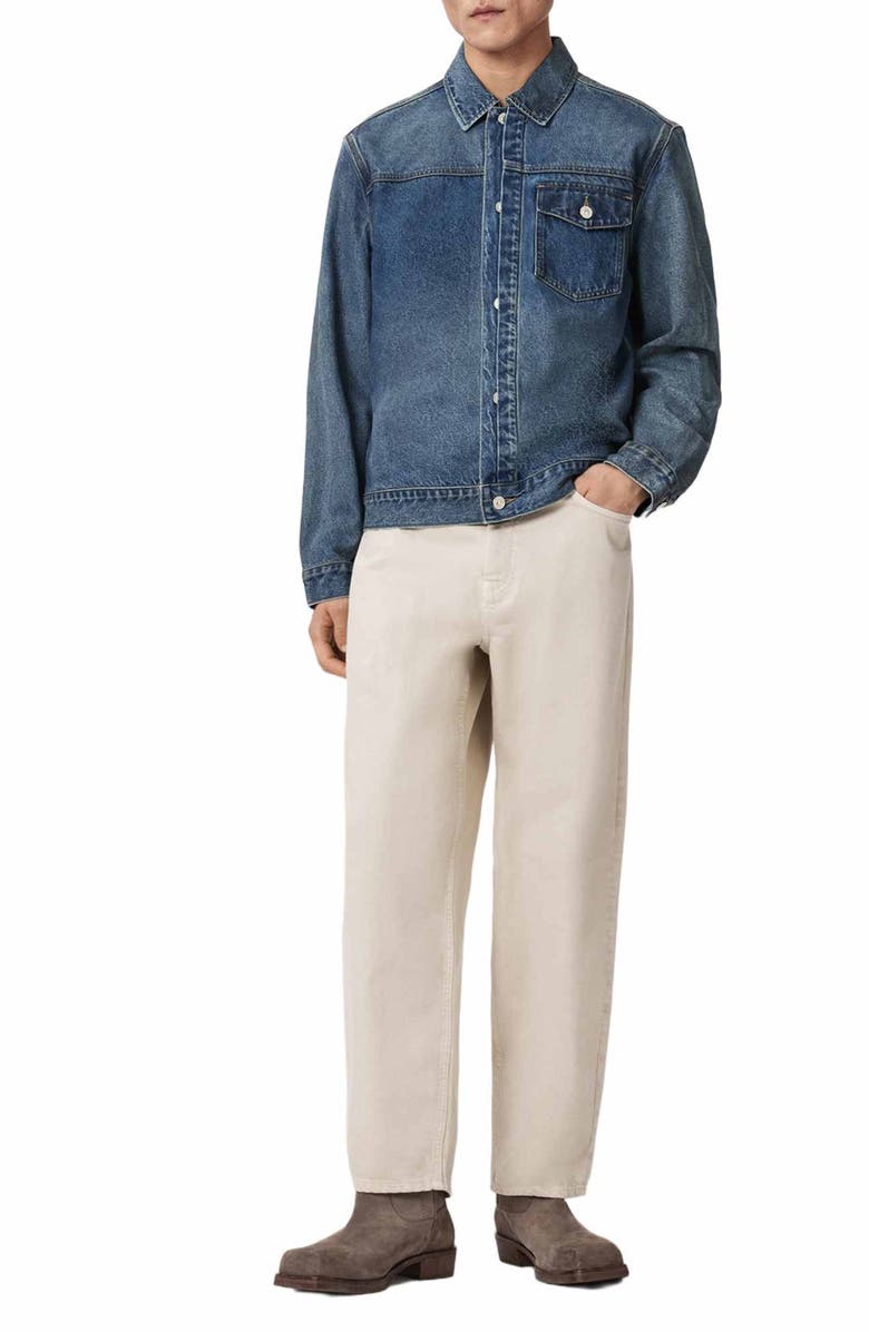 AllSaints Roth Denim Jacket, Alternate, color, Dark Indigo