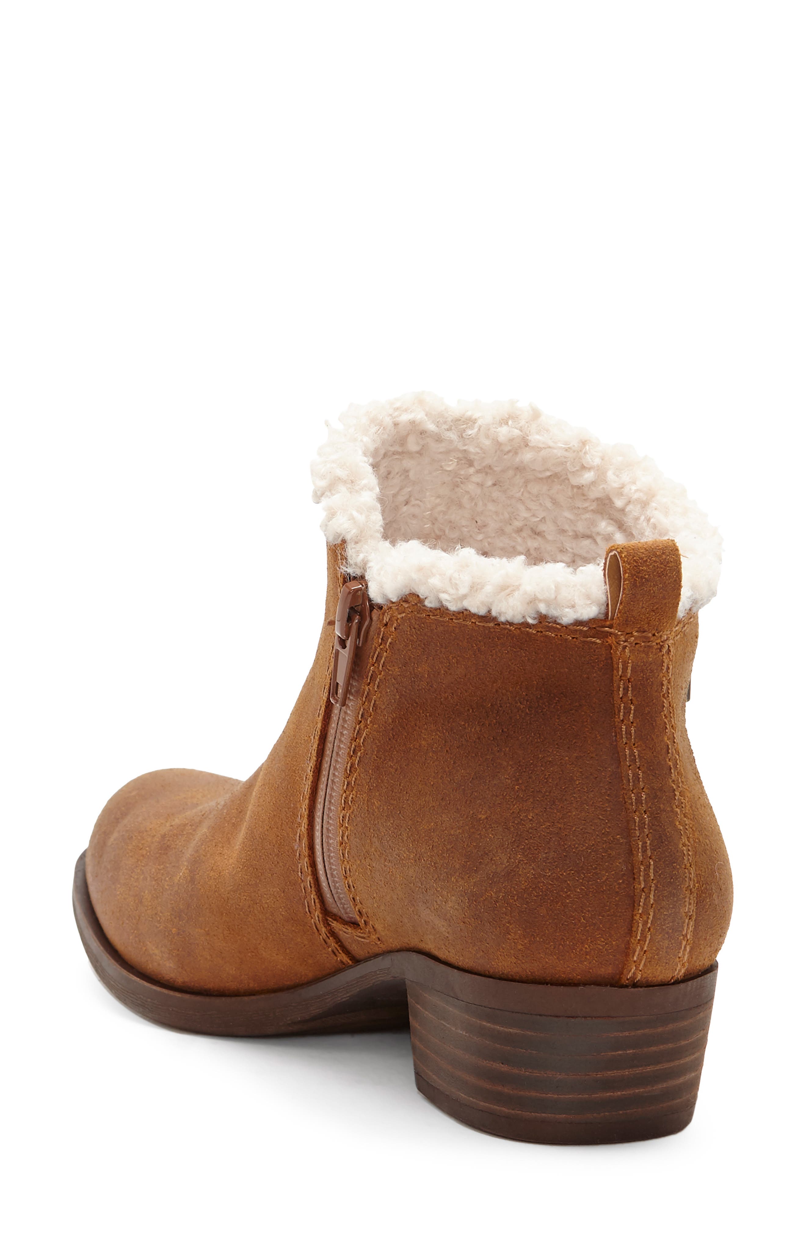 Lucky Brand Basel Waterproof Faux Fur Lining Bootie, Alternate, color, 