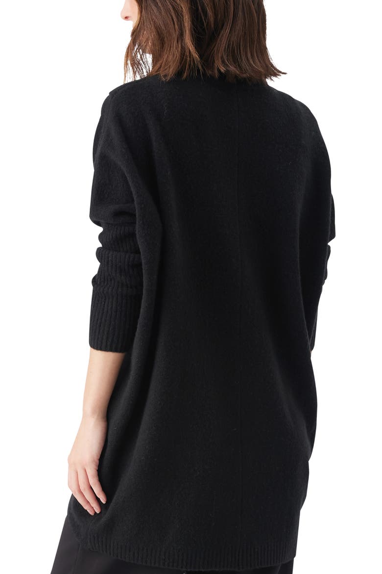 Hallie Cross Over Knit, Alternate, color, Black