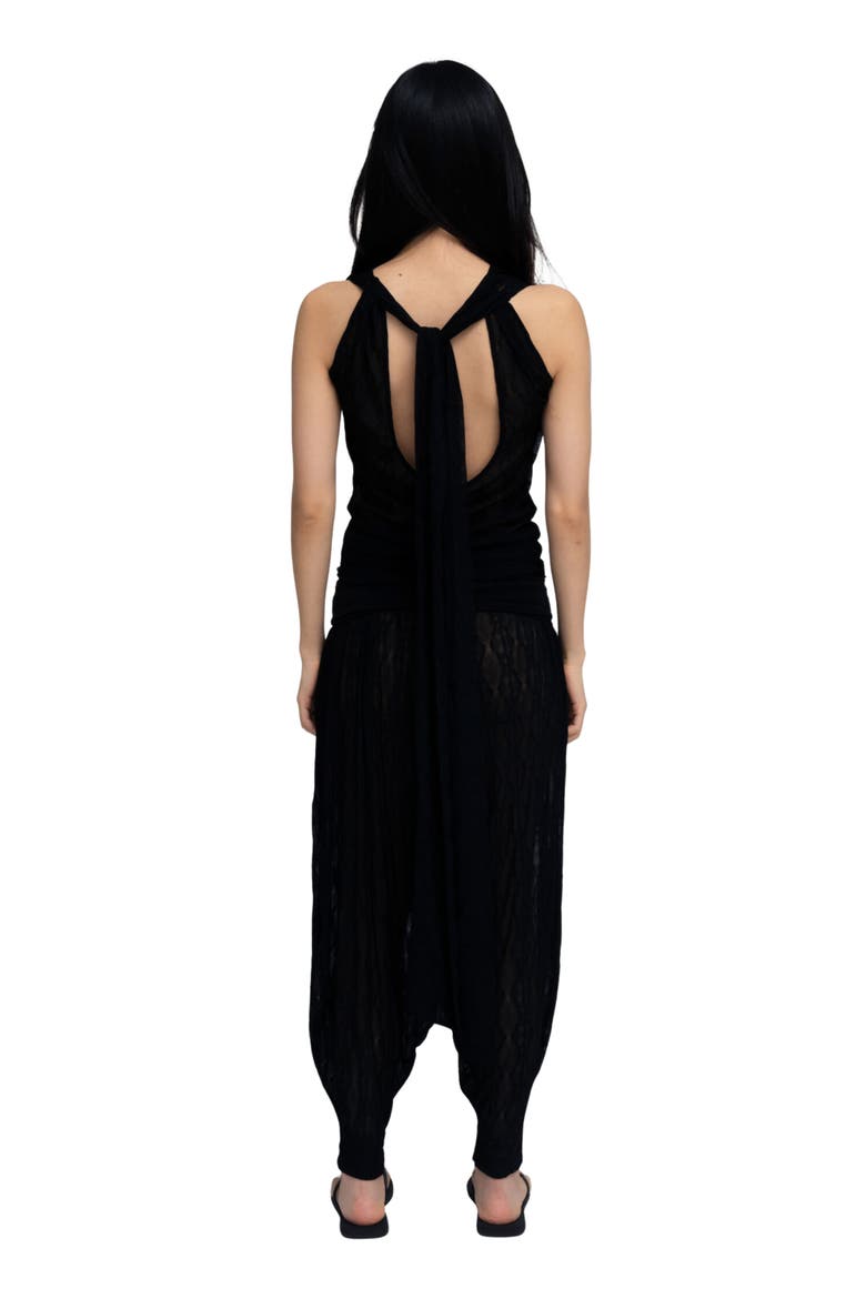 Flora Sleeveless Top, Alternate, color, BLACK