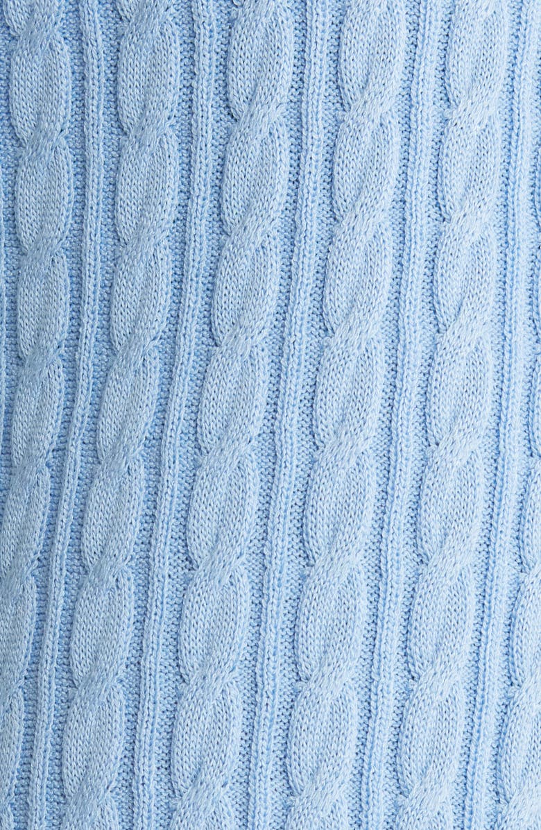 Misook Cable Knit Shorts, Alternate, color, Cirrus Blue