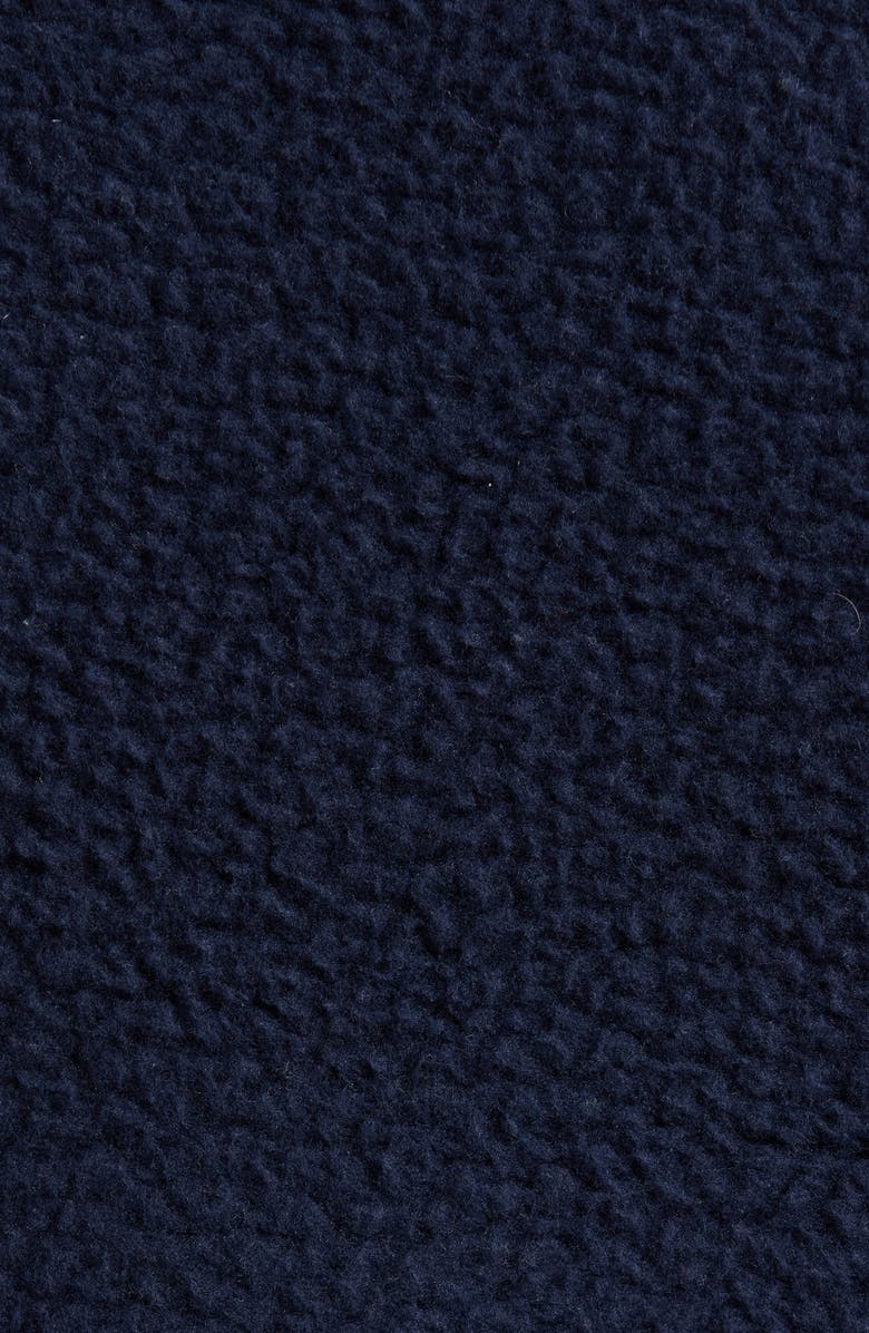 Halfdays Pieper Water Repellent Recycled Polyester Fleece Quarter Zip Top, Alternate, color, Navy