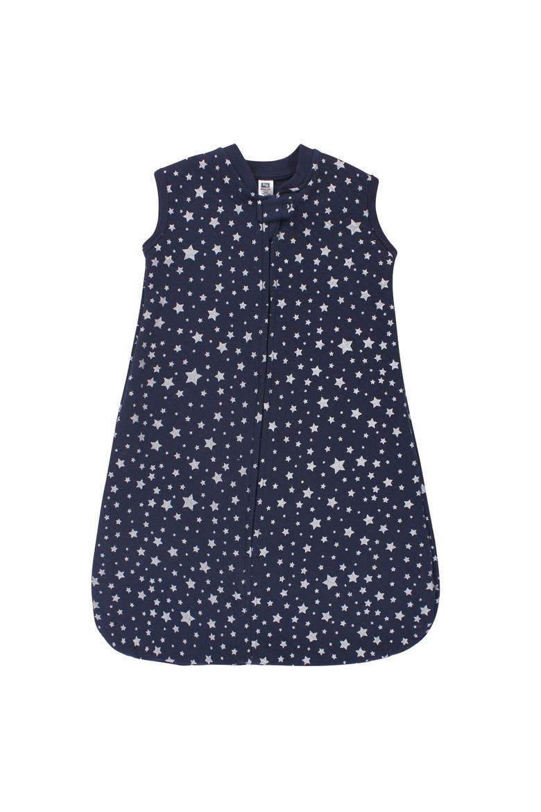 Premium Quilted Sleeveless Sleeping Bag and Wearable Blanket, Alternate, color, Metallic Stars