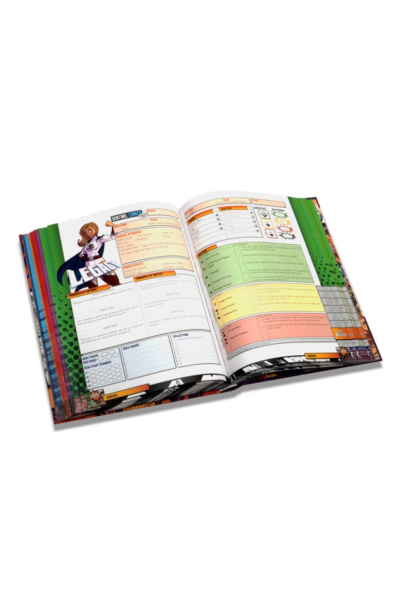 Greater Than Games Sentinel Comics Core Rulebook Special Edition, Alternate, color, Multicolored