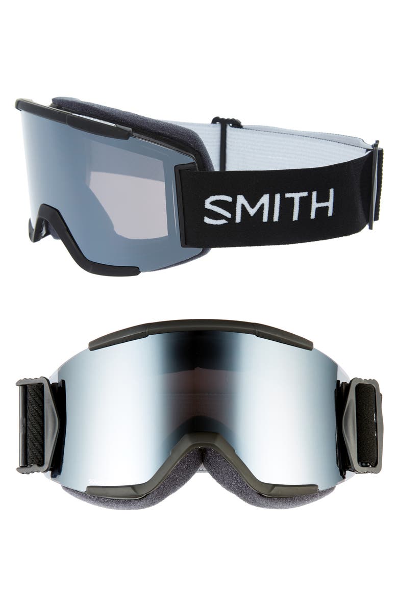 Squad 180mm Special Fit Snow Goggles, Main, color, BLACK/ GREY