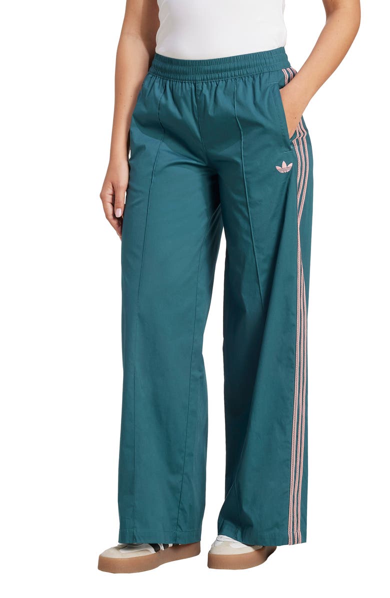 adidas Originals 3 Stripes Wide Leg Pants, Main, color, 