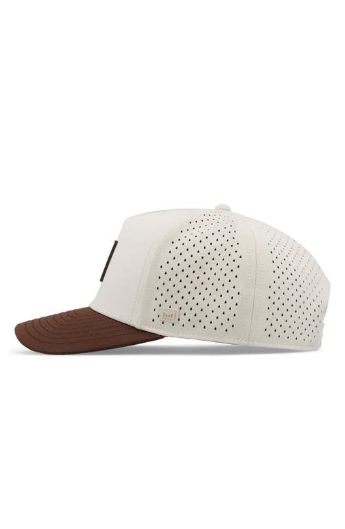 Melin Odysea Stacked Hydro Performance Snapback Hat In Brown