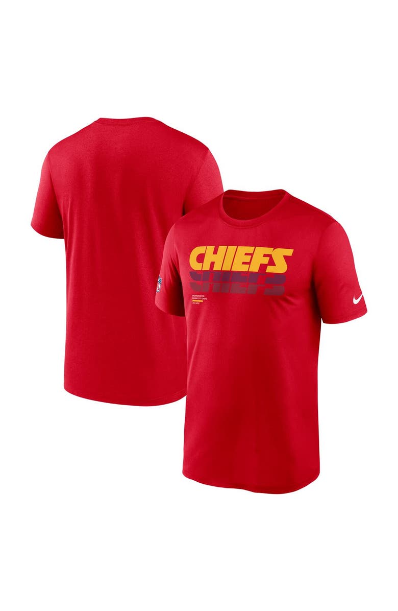 Nike Men's Nike Red Kansas City Chiefs Sideline Legend Performance T-Shirt, Alternate, color, Red