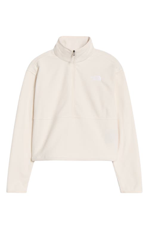 The North Face Glacier Polar Fleece Pullover In White