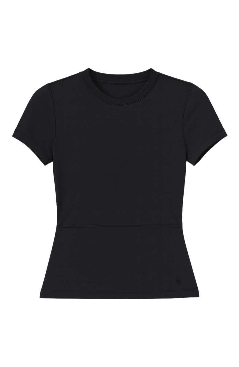Blvck Tee with Built In Bra, Alternate, color, Black