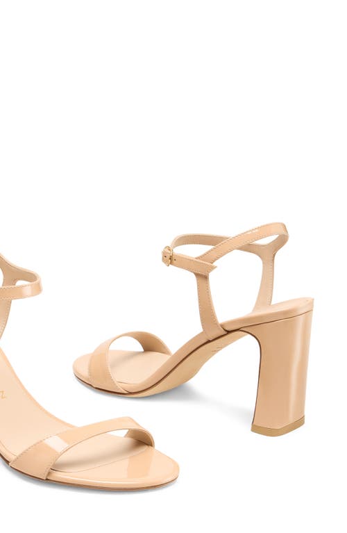 Stuart Weitzman Babette Patent Ankle-strap Sandals