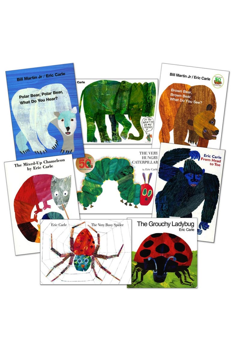 Eric Carle Board Book Collection - Set of 8, Main, color, Multicolored