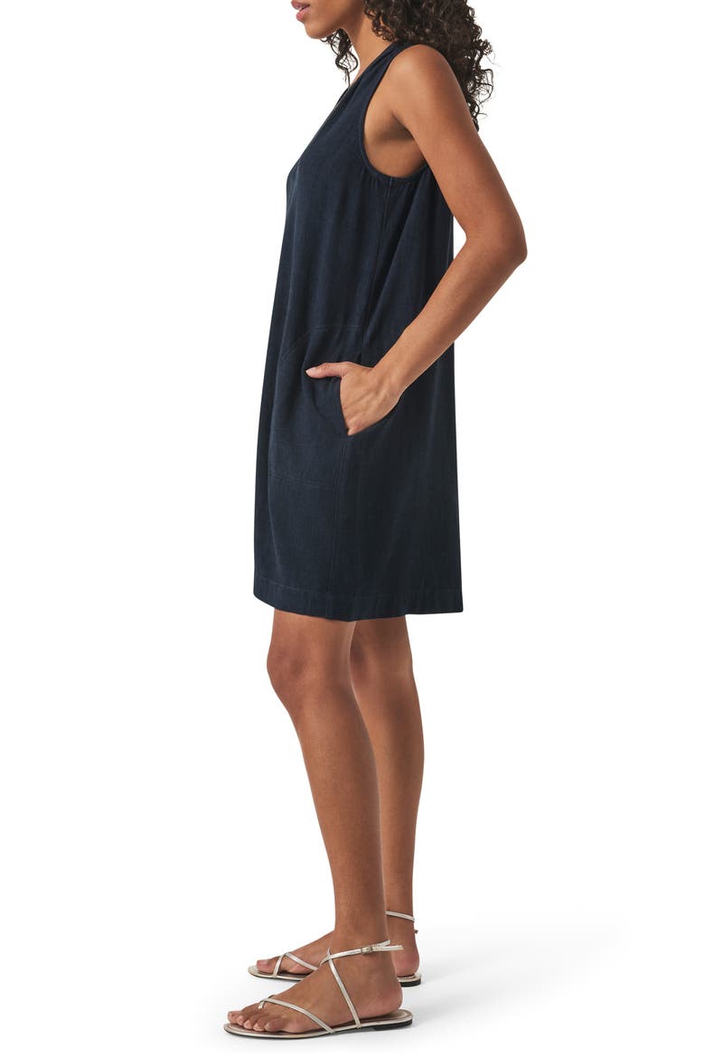 Mary Ann Sleeveless Shift Dress, Alternate, color, NAVY
