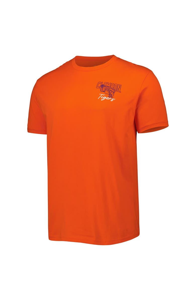 IMAGE ONE Men's Orange Clemson Tigers Vintage Through the Years Two-Hit T-Shirt, Alternate, color,