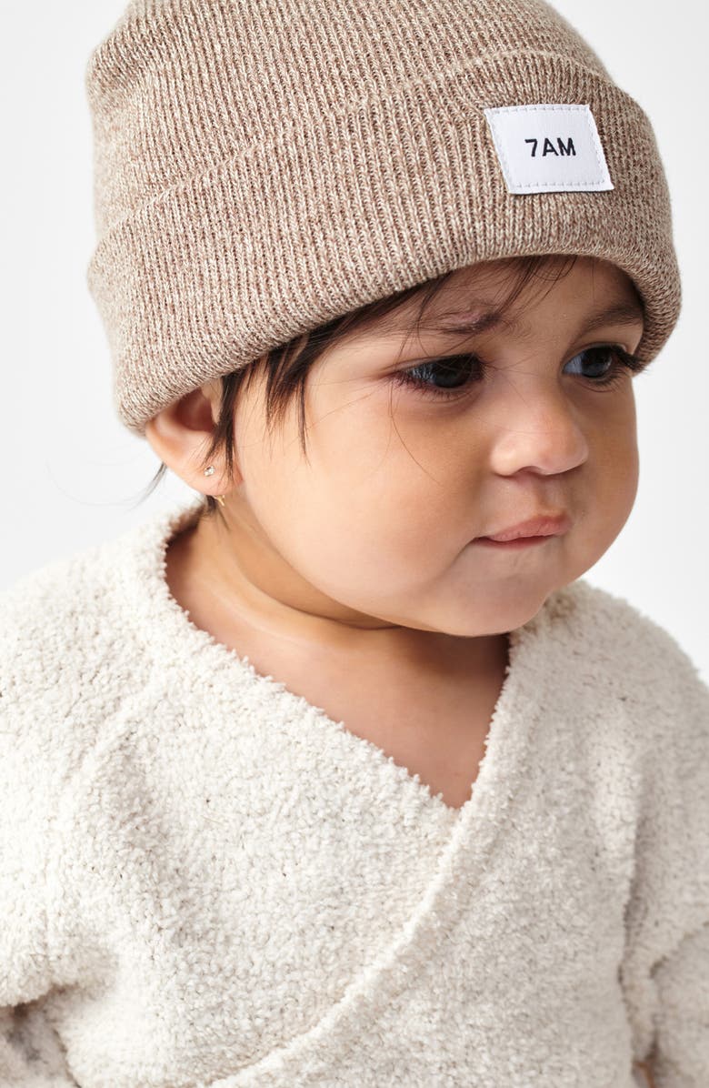 7 A.M. Enfant Kids' Heather Beanie, Alternate, color, Ash Oak