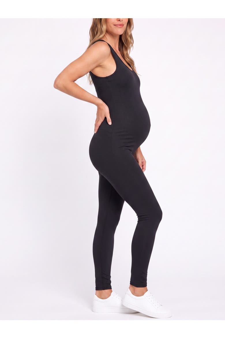 Sleeveless Scoop Neck Unitard, Alternate, color, Black