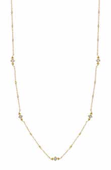 Bony Levy Mykonos Diamond Station Necklace