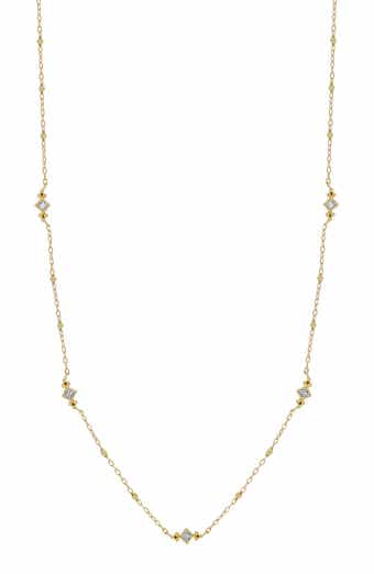 Bony Levy Mykonos Diamond Station Necklace