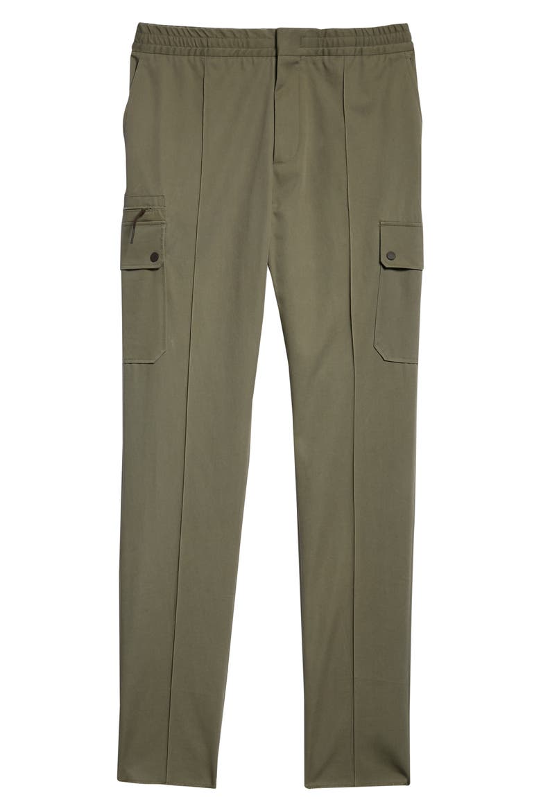 Cotton Cargo Joggers, Alternate, color, GREEN