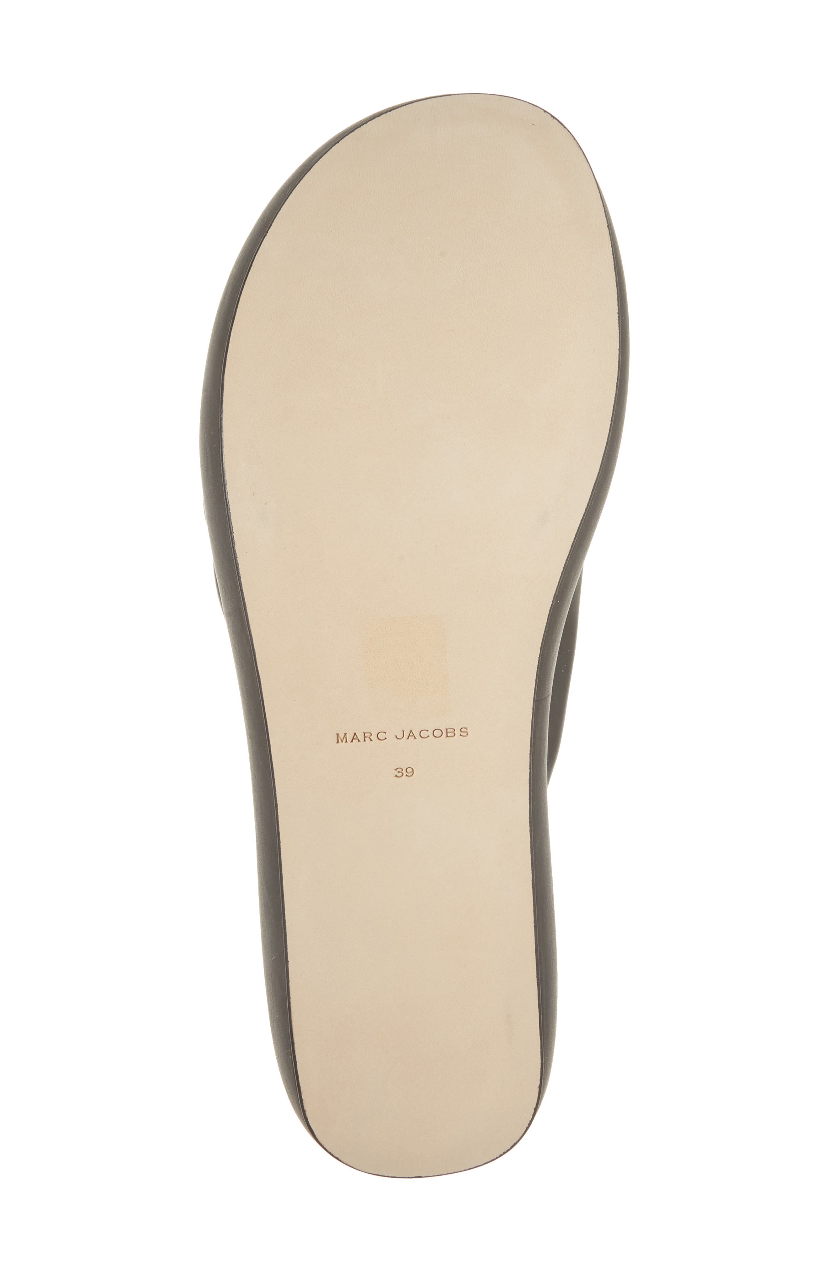 Marc Jacobs The Pop J Marc Platform Wedge Slide Sandal, Alternate, color, Black