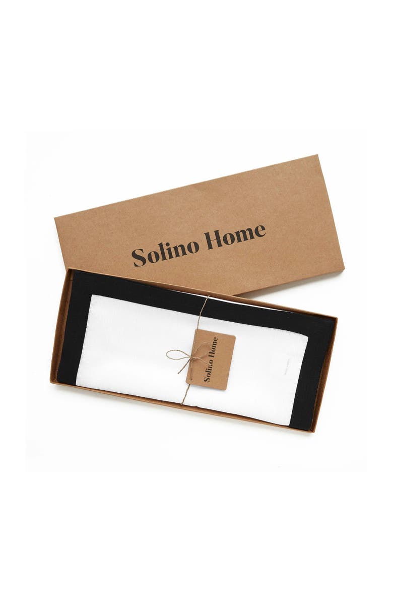 Solino Home Linen Table Runner for Dining Table, Holiday and Everyday Table Decor - Classic, Alternate, color,