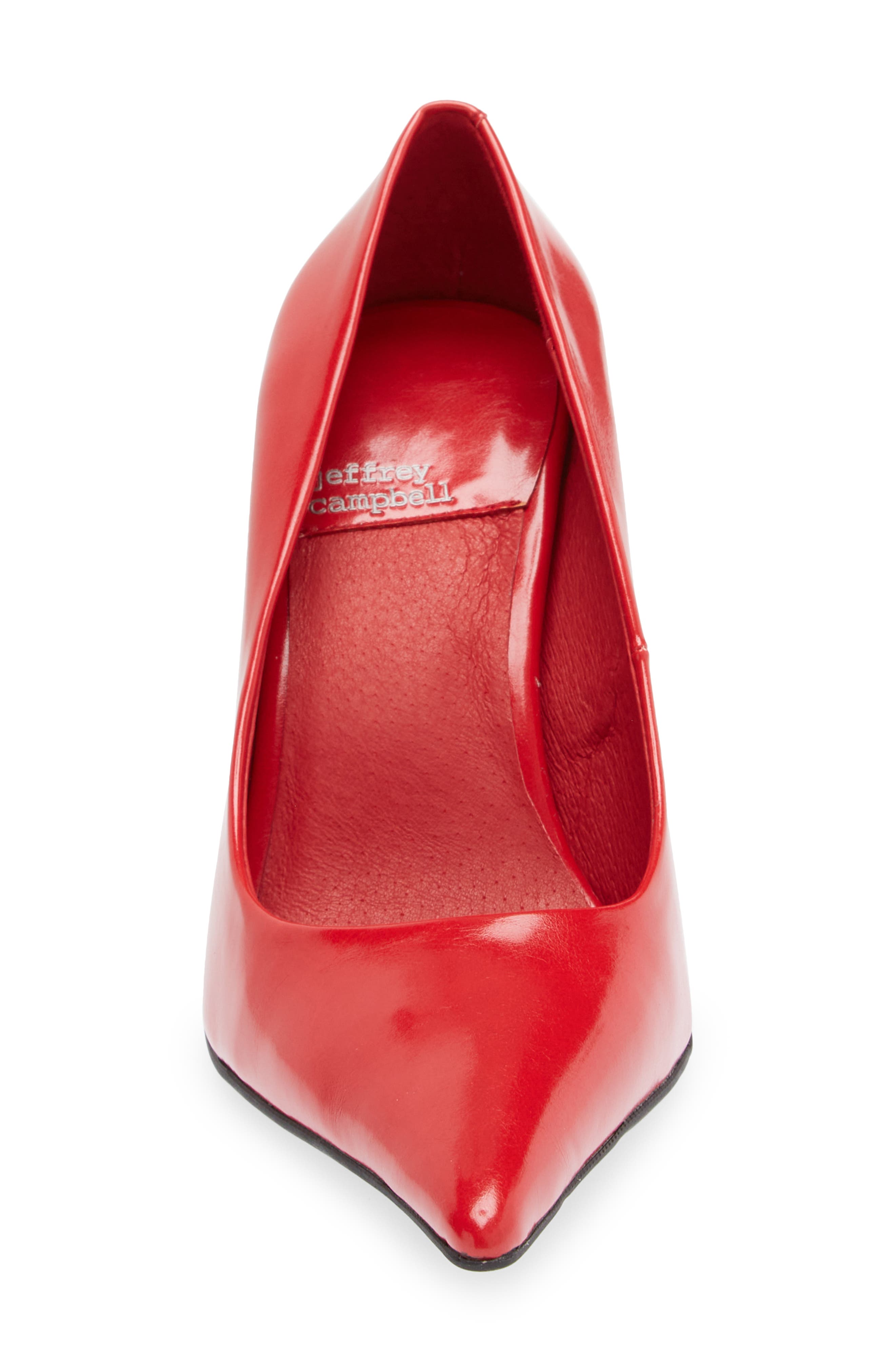 Risktaker Pointed Toe Pump, Alternate, color, RED