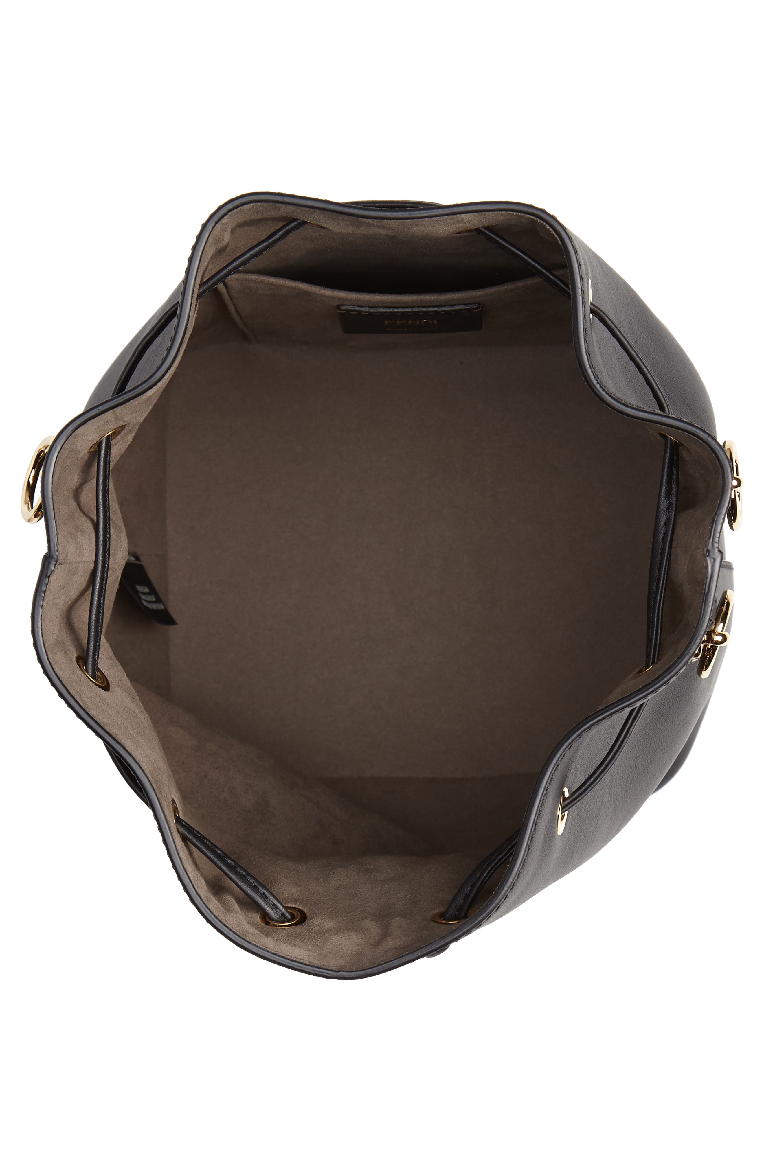 Fendi Mon Tresor Logo Bucket Bag, Alternate, color, 