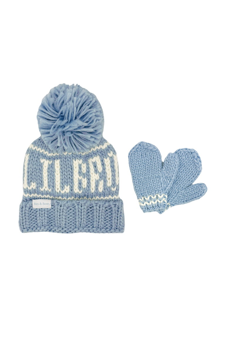 Bits & Bows Lil Bro Bobble Hat, Alternate, color, Blue