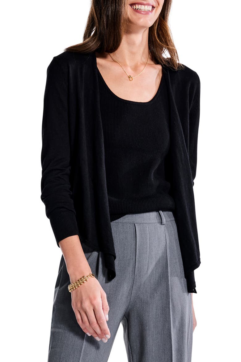 All Year 4-Way Convertible Cardigan, Main, color, BLACK ONYX