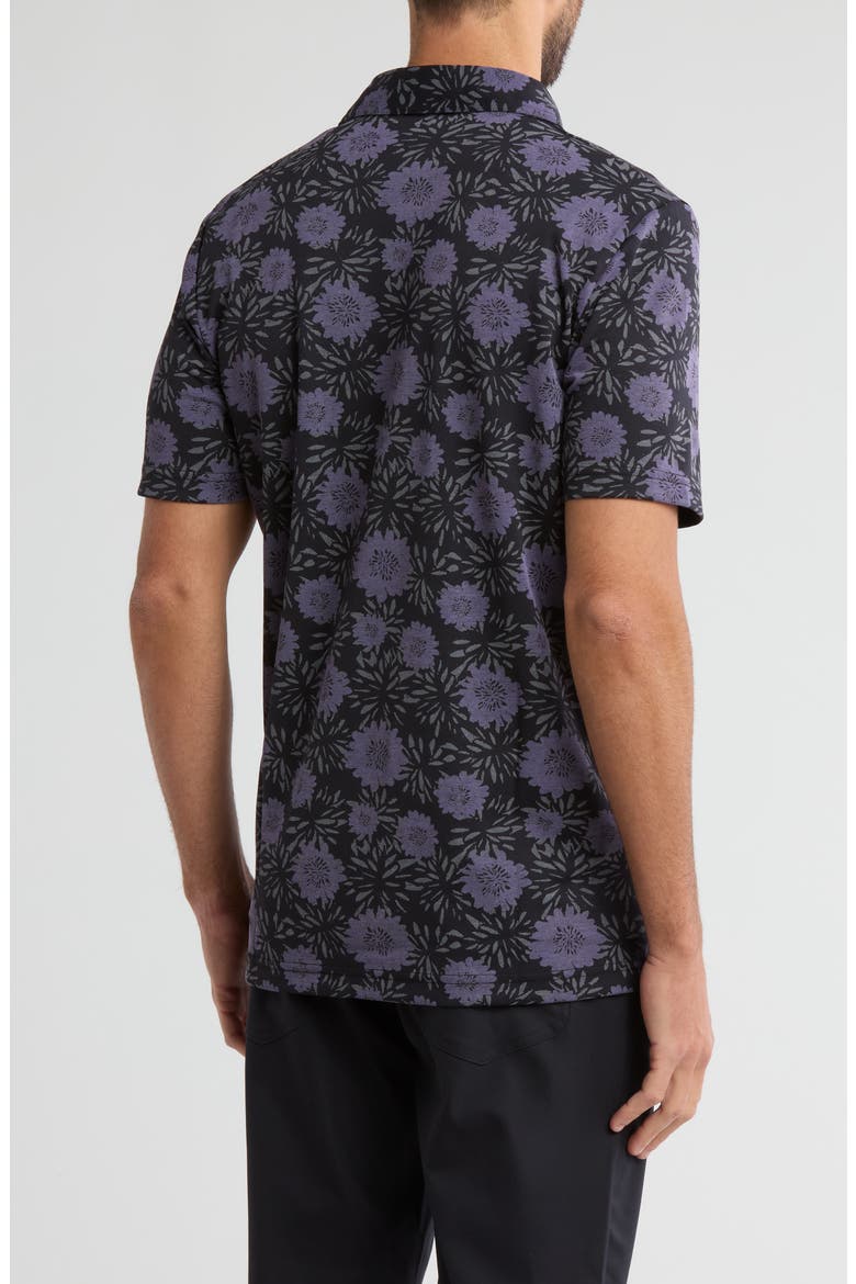 Not Happening Cotton Blend Polo, Alternate, color, BLACK