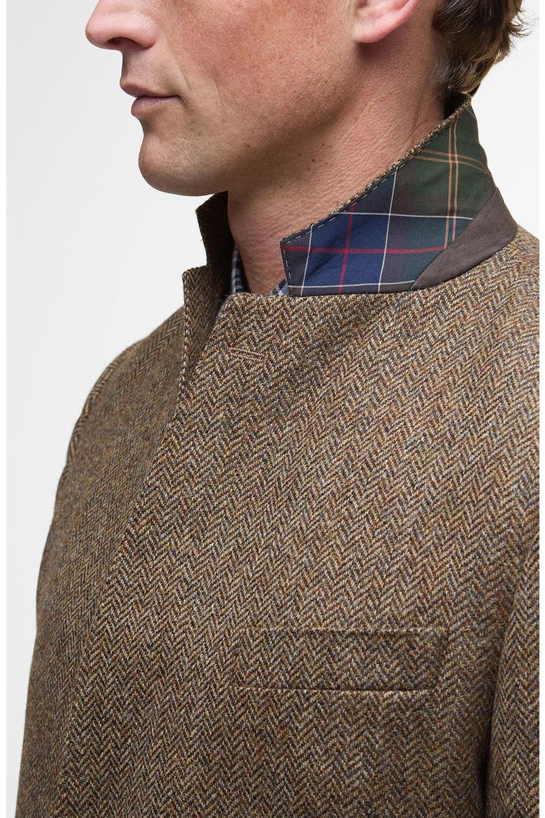 Firth Moons Wool Herringbone Sport Coat, Alternate, color, BROWN