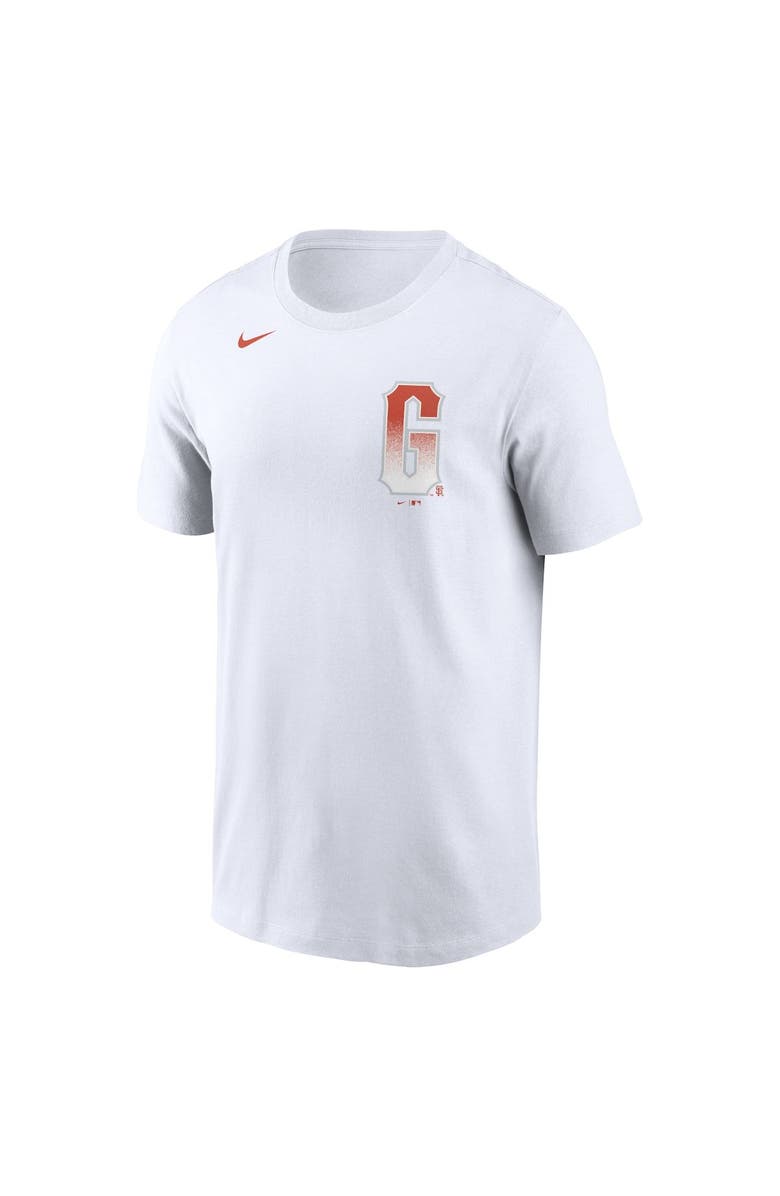 Nike Men's Nike White San Francisco Giants Team City Connect Wordmark T-Shirt, Alternate, color, 