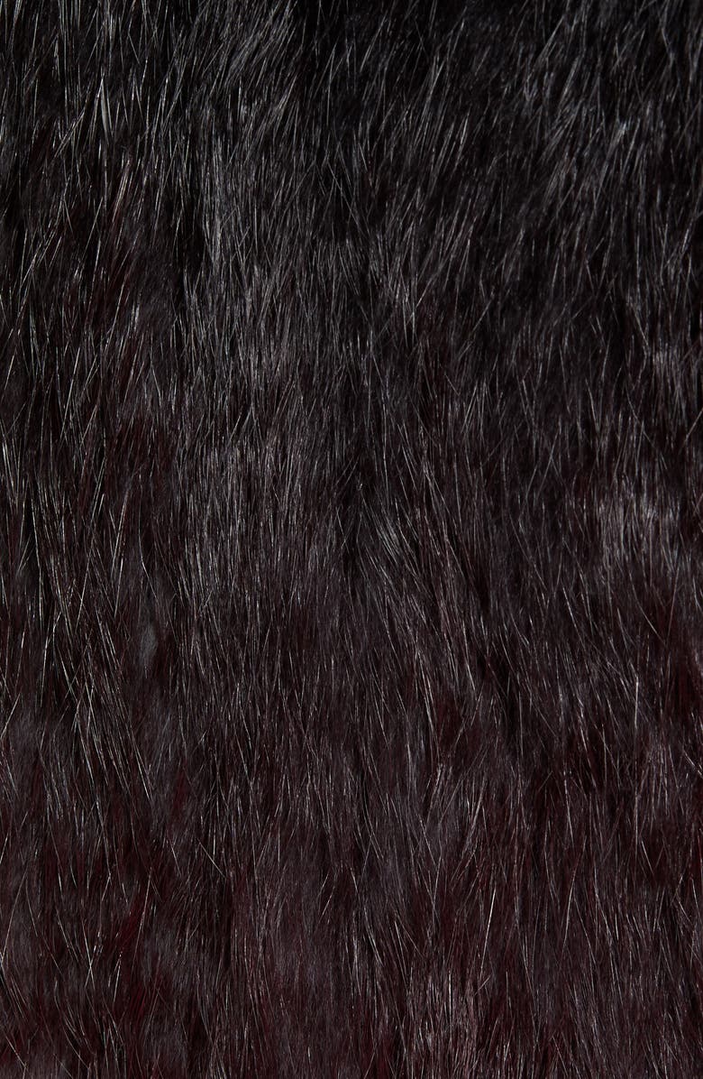 La Fiorentina Ombré Genuine Rabbit Fur Vest, Alternate, color,