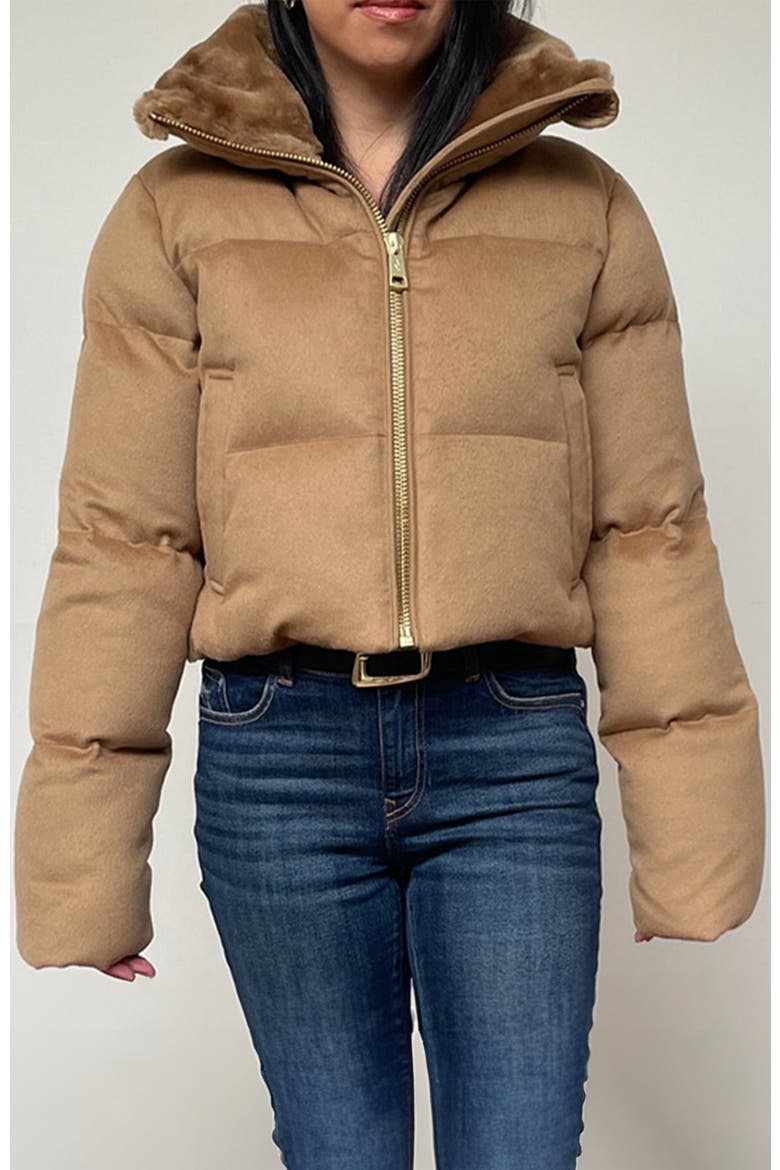Jayne Puffer Jacket, Main, color, Camel
