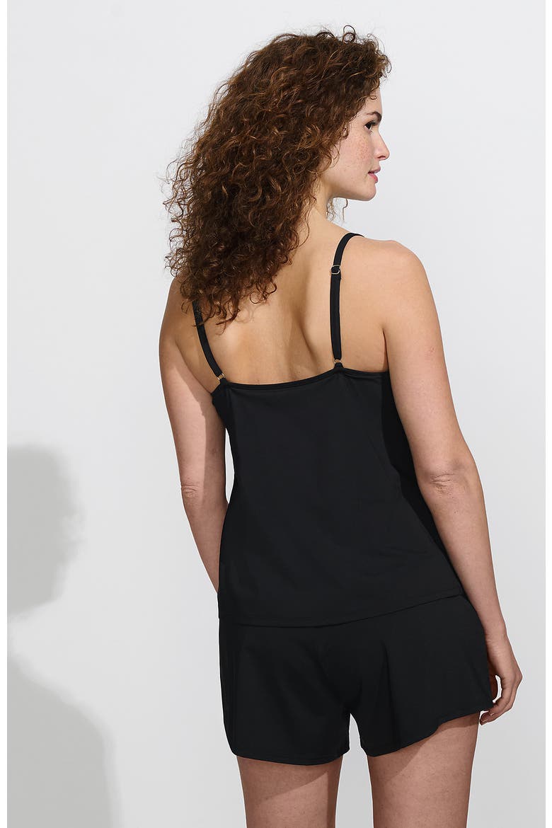 Tulip Romper Swimsuit, Alternate, color, Black