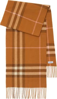 Burberry Giant Check Cashmere Scarf
