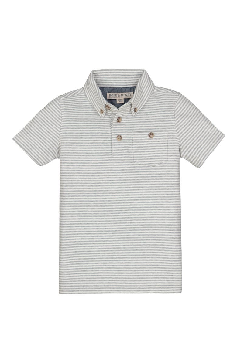 Hope & Henry Baby Boys' Jersey Polo, Infant, Main, color, 