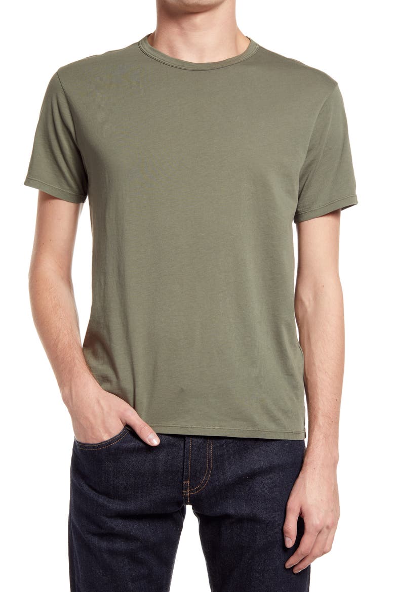 Ice Touch Cotton T-Shirt, Main, color, OLIVE NIGHT