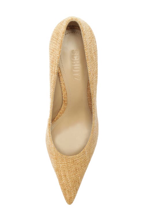 Shop Schutz Lou Pointed Toe Pump In Praline