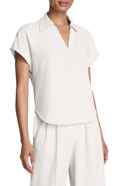 Oversize Short Sleeve Collared Shirt